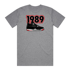 Since 89 Black Cement Tee (Heather)