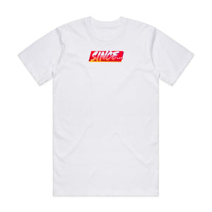 Since Box Logo White/Red Tee